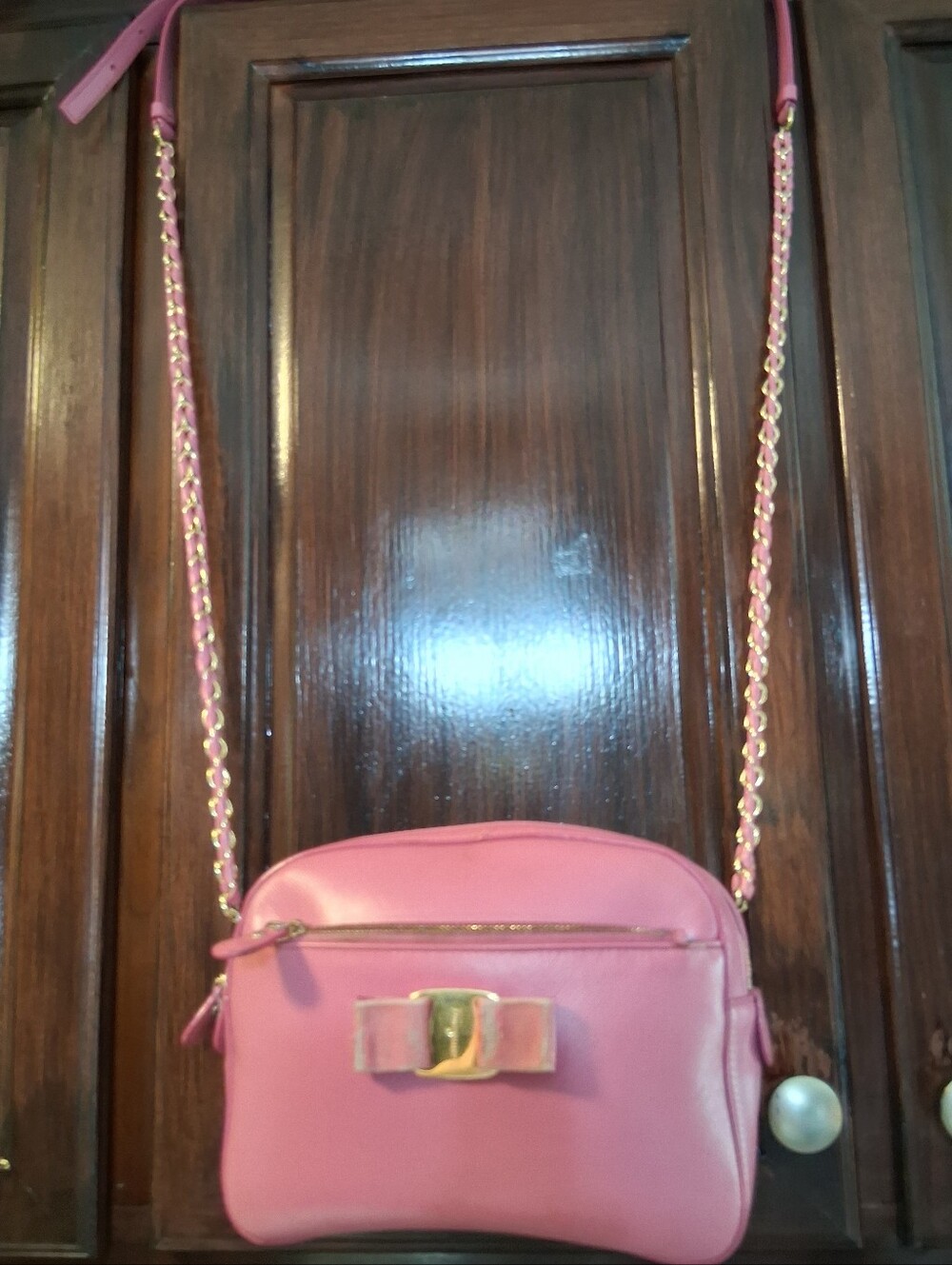 Salvatore Ferragamo Lydia bag is crafted from durable Saffiano Leather - Picture 1 of 15